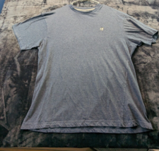 Big Dog T Shirt Mens Size Large Gray Knit Short Casual Sleeve Crew Neck Logo - £10.50 GBP