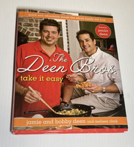 The Deen Bros. Take It Easy Hard Cover Autographed Cook Book ( Paula Deen Sons) - £7.10 GBP