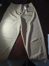 New York &amp; Company Wide Leg Crop Pants Size 12 Khaki Dress Pants New - £42.60 GBP