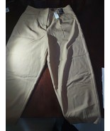 New York &amp; Company Wide Leg Crop Pants Size 12 Khaki Dress Pants New - £40.81 GBP