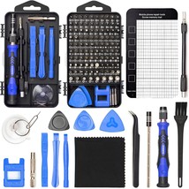 Precision Screwdriver Set 124-Piece Electronics Tool Kit with 101 Bits Magnetic  - £32.69 GBP