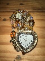 Fashion Bracelet Wrist Watch for Women Ladies Gold Tone Cubic Zirconia W... - $7.92