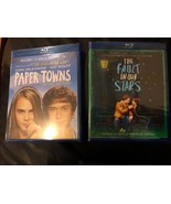 Lot 2 NIP Blu-Ray DVD&#39;s movies The Fault in Our Stars &amp; Paper Towns John... - £10.09 GBP