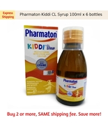 6 x Pharmaton Kiddi CL Syrup 100ml Multivitamin with Lysine &amp; Calcium - £79.71 GBP