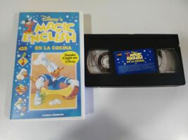 IN / On / In The Kitchen Magic English Discover El Con WALT DISNEY VHS C... - $8.69