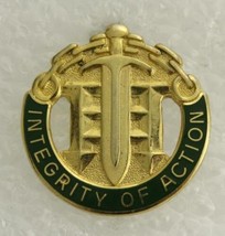 Vintage Military Us Dui Pin 42nd Military Police Group Integrity Of Action S-21 - £7.40 GBP