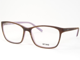 Sting Enveloppe 2 VST042 09FE Moka Marron / Lavande Unique Lunettes 53-15-135mm - £51.75 GBP