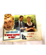 It Should Happen To You 1954 original 11x14 lobby card Judy Holliday Jac... - $75.00