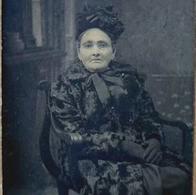 1890s Photo Mounted Cabinet Card Victorian Fashion Woman Grandmother E88B - $29.99