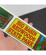 Vintage PRISM DECAL Big Basin Redwoods State Park Bumper Window Sticker Set - $27.05 CAD