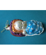 Vintage baby glass ornament, 7 1/2&quot; long[xmas1] - $41.69 CAD