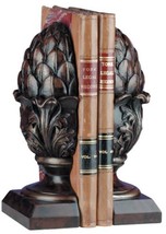 Bookends Bookend TRADITIONAL Lodge Southern Pineapple Resin Hand-Painted - £191.01 GBP