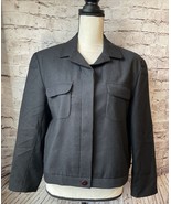 Jennifer &amp; Grace Wool Black Blazer Jacket Lined Size 12 - $12.96