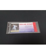 1991 Silver Star Authenticket Nolan Ryan Tribute Ticket - $10.84 CAD