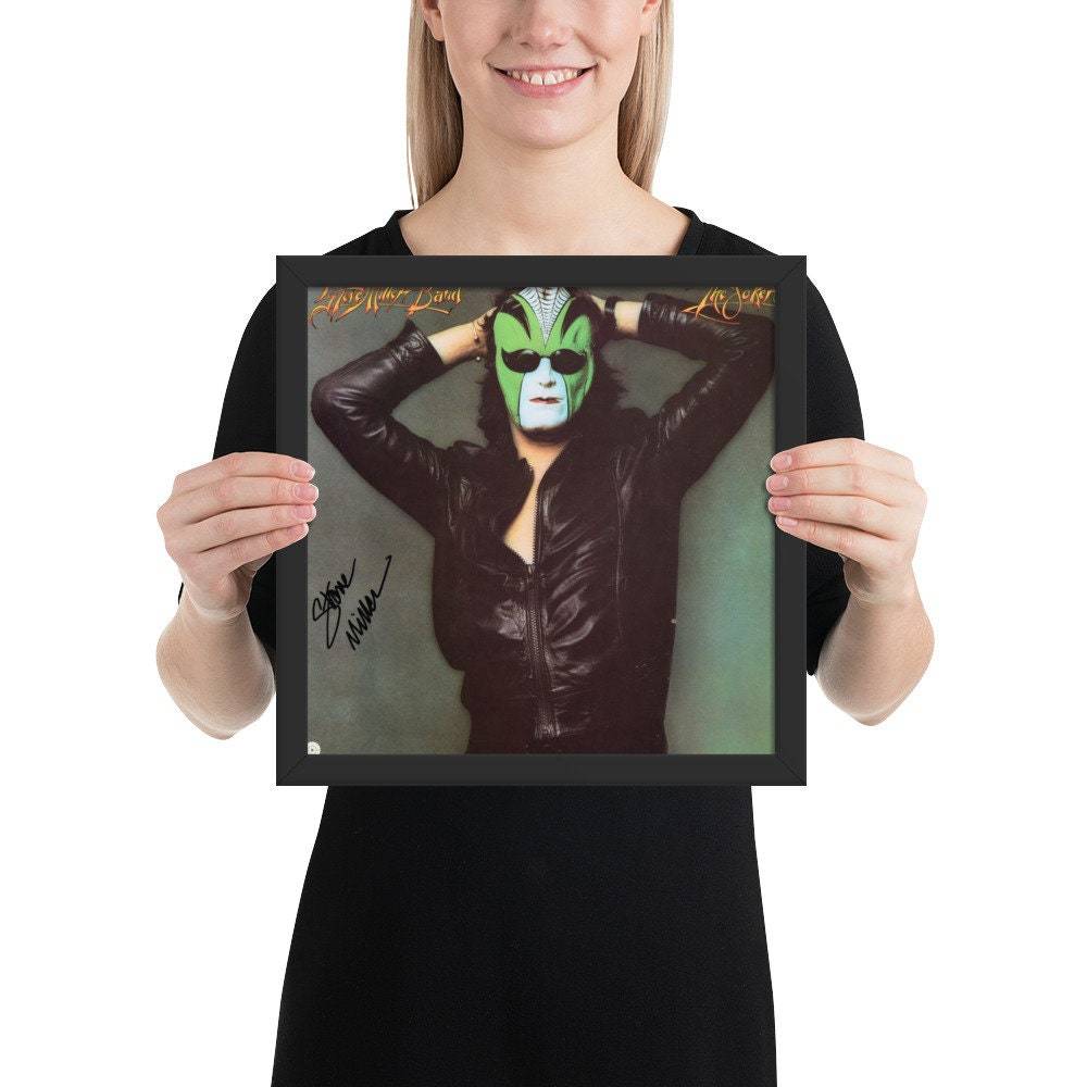 The Steve Miller Band FRAMED signed The Joker album Reprint - $79.00