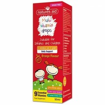 MULTI-VITAMIN DROPS 9 vitamins for kids 3 months - 5 years 50ml - £19.04 GBP