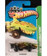 Hot Wheels HW Imagination Sharkcruiser Green and Gold NIP Sealed Hard To... - $232.09 MXN