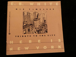 Here is New York by E.B. White illust Tribute to NYC Warner Books 1978 VG- - £9.59 GBP