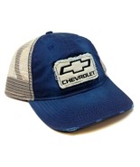 CHEVY CHEVROLET EMBROIDERED PATCH LOGO ADJUSTABLE SNAPBACK MESH TRUCKER ... - $378.82 MXN