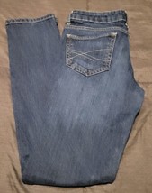 Aeropostale Bayla Skinny Jeans Women&#39;s Size 5/6 REG Blue Low Rise Medium Wash - £7.86 GBP