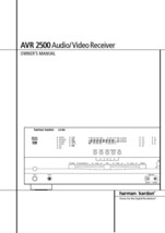 Harman Kardon AVR-2500 Receiver Owners Manual - £16.73 GBP