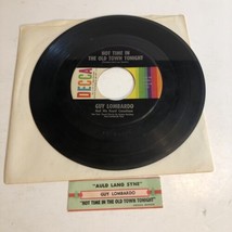 Guy Lombardo Auld Lang Syne / Hot Time In The Old Town Tonight 7&quot; Vinyl 45 Decca - £6.10 GBP