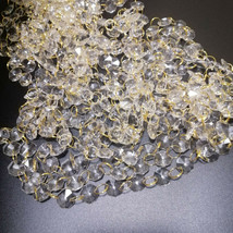 50M 14mm Octagonal Acrylic Crystal Beads Chain Strand Garland Wedding Ha... - £50.44 GBP