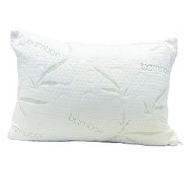 All That Jazz The Best Bamboo Memory Foam Comfort Pillow Firm Support Zipper Clo - £18.38 GBP