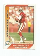 Joe Montana (San Francisco 49ers) 1991 Pacific Football Card #464 - £3.91 GBP