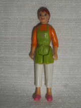 Fisher Price Sweet Streets Dollhouse Shop Keeper Lady Action Figure - £7.81 GBP