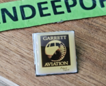 Vintage Garrett Aviation Allied Signal Gold Tone Square Lapel Pin Jewelry - £15.56 GBP