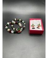 Studio 1886 Holly Jolly Bracelet &amp; Earring Set - Bell Charm - Free Shipping - $27.57 CAD