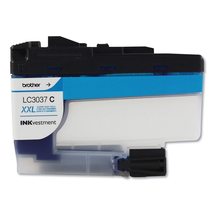 Brother Genuine LC3037C, Single Pack Super High-Yield Cyan INKvestment Tank Ink  - £28.94 GBP