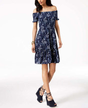 MICHAEL Michael Kors Womens Floral Off The Shoulder Dress Small - $135.00