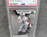 2020 Panini Mosaic Henry Ruggs III NFL Debut Rookie RC PSA 9 MINT #269 - £23.55 GBP