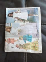 Vtg Little Vogue Pattern 1877 Girls Dress Veil First Communion Flower Gi... - $10.44