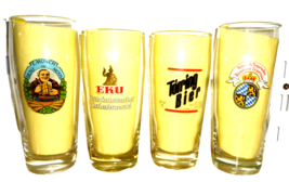 4 Munch EKU Kulmbach Toerring Tegernsee 0.5L German Beer Glasses - £15.59 GBP