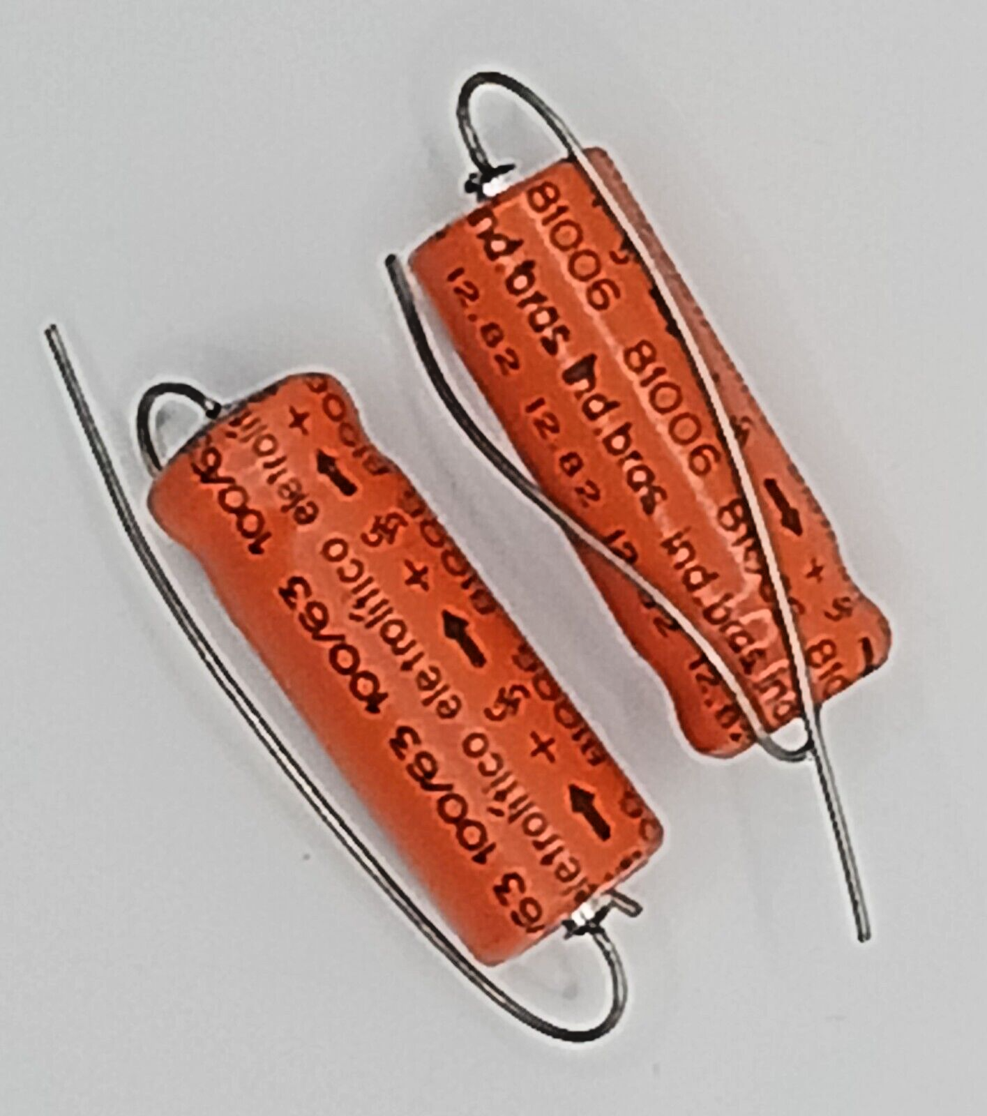 Primary image for Unbranded Capacitors 100/63 81006 02.83 2 Pc Lot