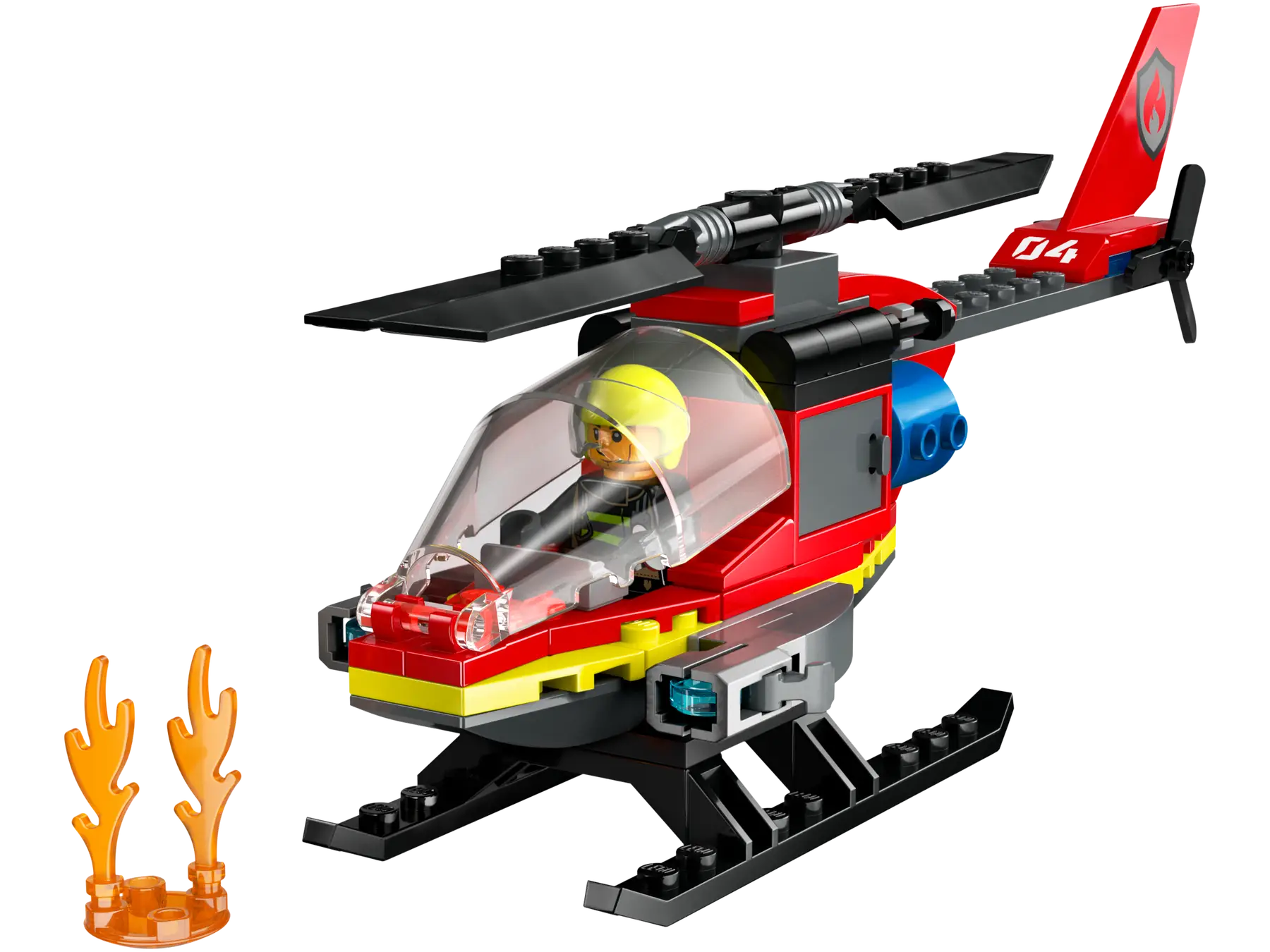 LEGO city 60411 Fire Rescue Helicopter - $52.00