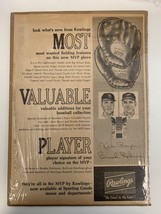Rawlings Baseball Glove Newspaper Advertisement - £15.80 GBP