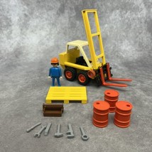 Playmobil 3506 Fork Lift- Vintage- Incomplete Read Description &amp; See pictures - £12.44 GBP