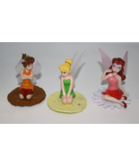 Disney Fairy Deco Pac Cake Toppers 3&quot; Stamps No Pad Rosetta Tink Fawn Lo... - $18.00