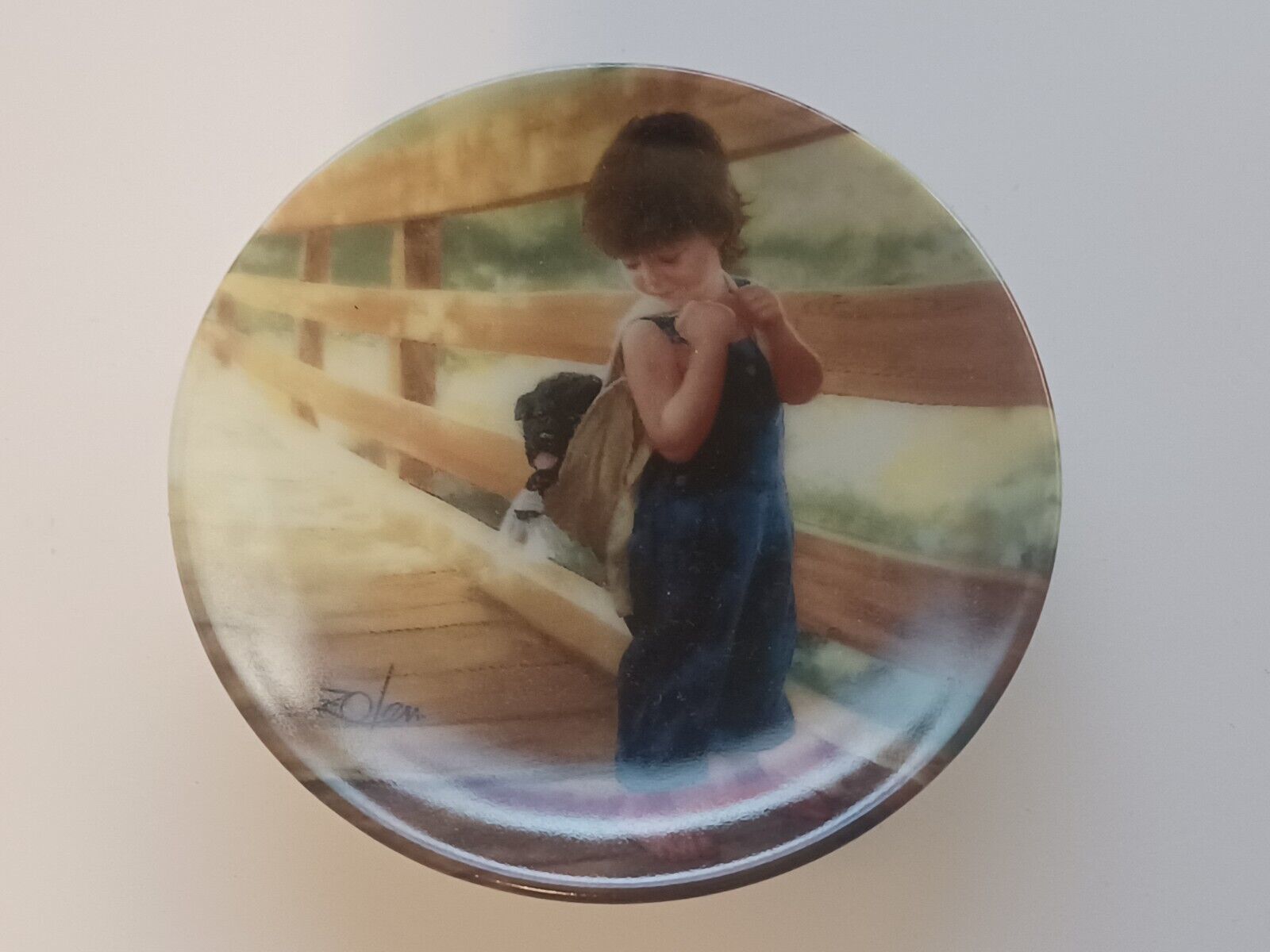 Almost Home  Collector Plate #2 with Box - Moments to Remember - Donald ... - $2.97