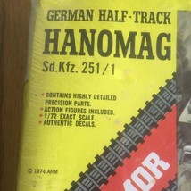 AHM Hanomag German Half Track Sd.Kfz.251/1 1/72 FS NEW Model Kit #K554 Vintage - £10.81 GBP