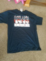 NEW NWT Men&#39;s Hotlanta Atlanta Braves Baseball Blue T-Shirt MLB Acuna L ... - $434.36 MXN