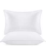 Bed Pillows For Sleeping (White), Queen Size, Set Of 2, Hotel Pillows, C... - £30.68 GBP