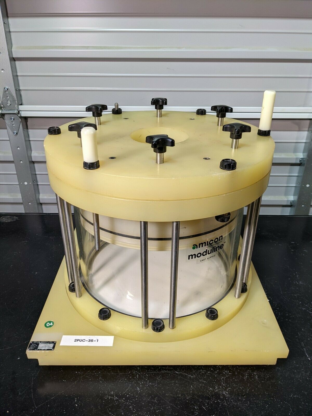 Amicon Moduline PS350X250 350mm x 250mm Cast Acrylic Chromatography Column - $765.00