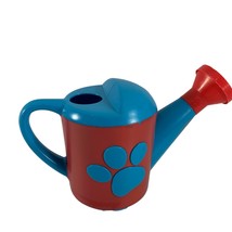 Spin Master 2016 Blues Clues Watering Can Paw Print Blue Red Plastic Gardening - £6.96 GBP
