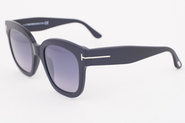 Tom Ford BEATRIX Shiny Black / Gray Sunglasses TF613 01C BEATRIX-02 - $189.05