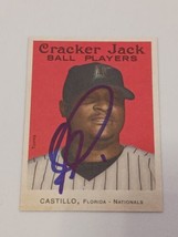 Luis Castillo Florida Marlins 2004 Topps Cracker Jack Autograph Card #221 READ - £3.71 GBP